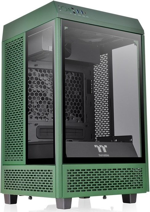 Корпус Thermaltake The Tower 100 CA-1R3-00SCWN-00 зеленый купить,NaN