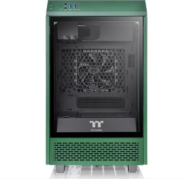 Корпус Thermaltake The Tower 100 CA-1R3-00SCWN-00 зеленый