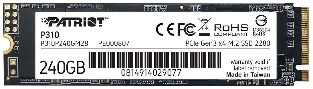 SSD Patriot P310P240GM28 240 Гб купить,NaN