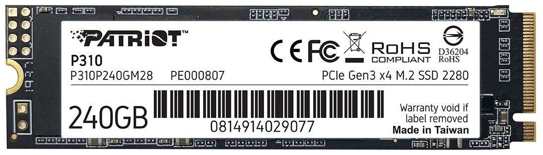 SSD Patriot P310P240GM28 240 Гб купить,NaN