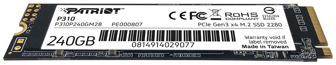 SSD Patriot P310P240GM28 240 Гб купить,NaN
