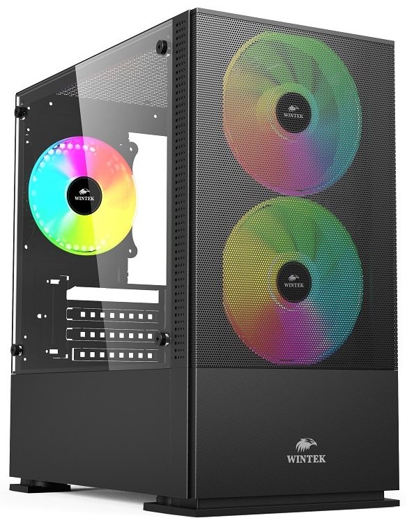 Корпус Wintek Shadow 701-B TG черный купить,23690