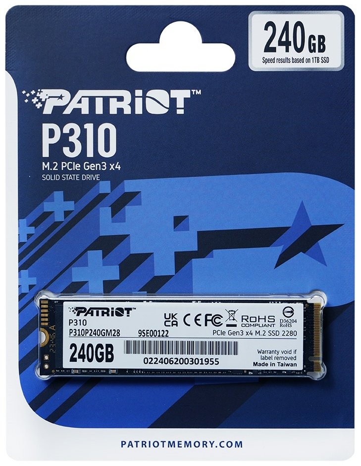 SSD Patriot P310P240GM28 240 Гб купить,NaN