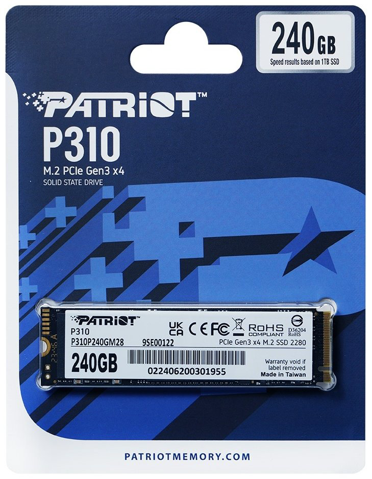 SSD Patriot P310P240GM28 240 Гб купить,NaN