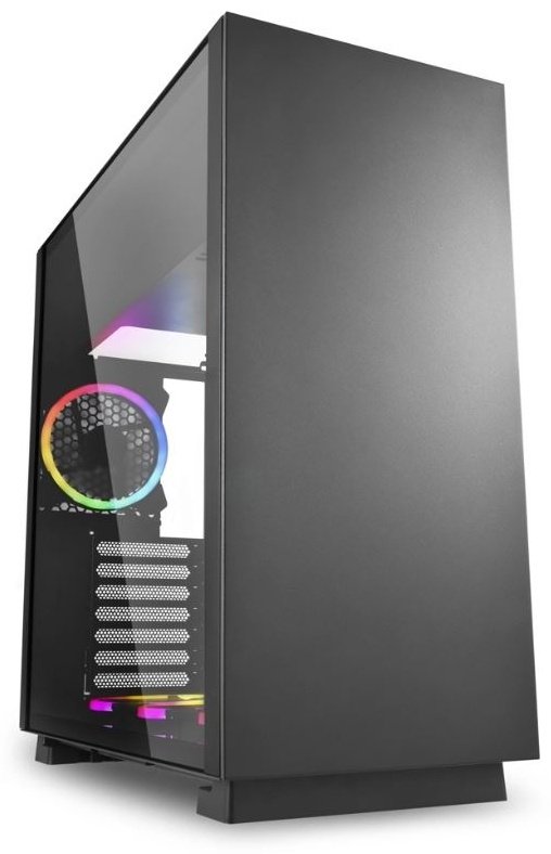 Корпус Sharkoon PURE STEEL RGB Bk черный