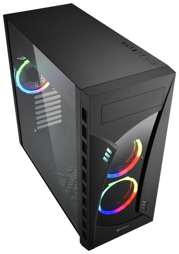 Корпус Sharkoon Night Shark RGB черный купить,51824