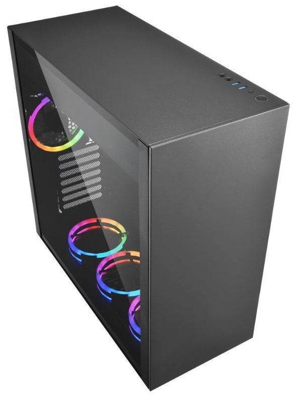 Корпус Sharkoon PURE STEEL RGB Bk черный - ForteMarket Корпус Sharkoon PURE STEEL RGB Bk черный купить,46083