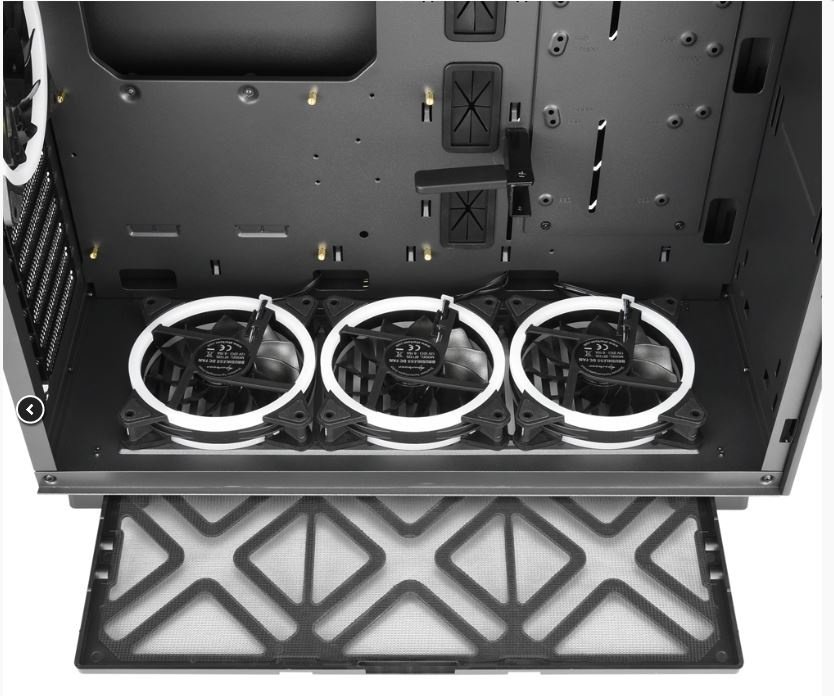 Корпус Sharkoon PURE STEEL RGB Bk черный