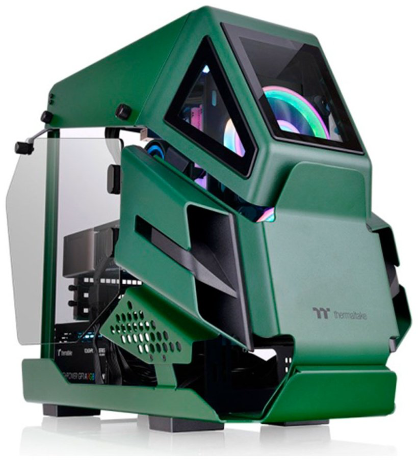 Корпус Thermaltake AH T200 Racing Green CA-1R4-00SCWN-00 зеленый - ForteMarket Корпус Thermaltake AH T200 Racing Green CA-1R4-00SCWN-00 зеленый купить,103770