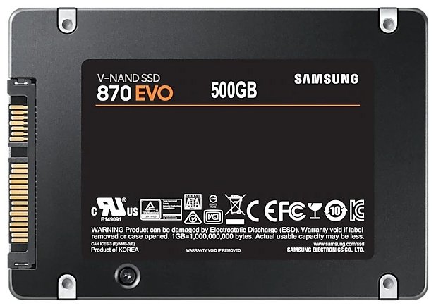 SSD Samsung 870 EVO MZ-77E500BW 500 ГБ купить,NaN