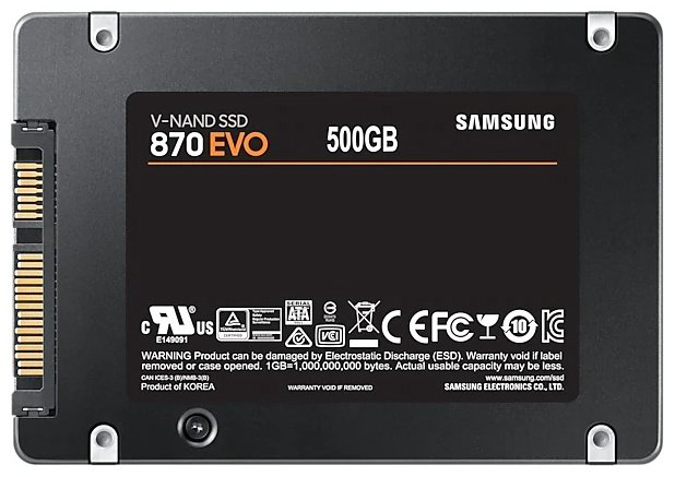 SSD Samsung 870 EVO MZ-77E500BW 500 ГБ купить,NaN