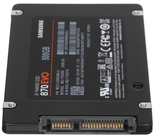 SSD Samsung 870 EVO MZ-77E500BW 500 ГБ купить,NaN
