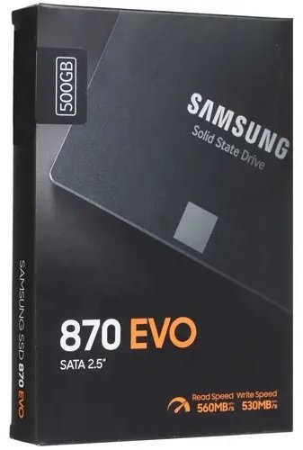 SSD Samsung 870 EVO MZ-77E500BW 500 ГБ купить,NaN