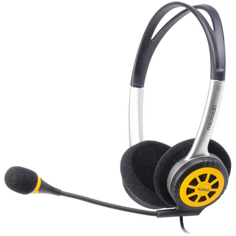 Наушники Microlab K250 черно-белые купить,NaN