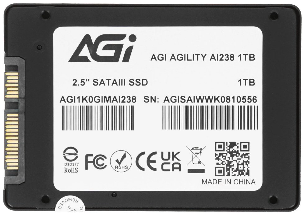 SSD AGI AGI1K0GIMAI238-CB 1000 Гб купить,79990