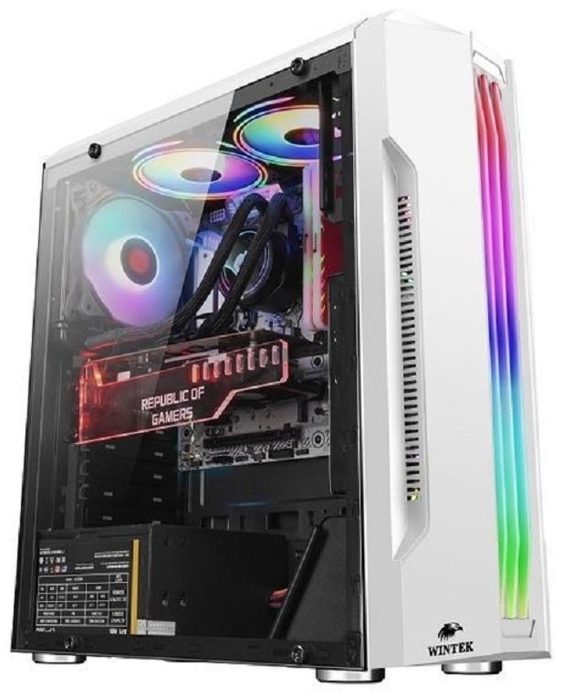Корпус Wintek Flame D525-W TG белый - ForteMarket Корпус Wintek Flame D525-W TG белый купить,28990