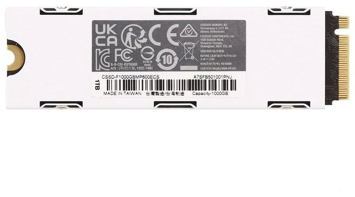 SSD Corsair MP600 Elite/CSSD-F1000GBMP600ECS 1000 Гб