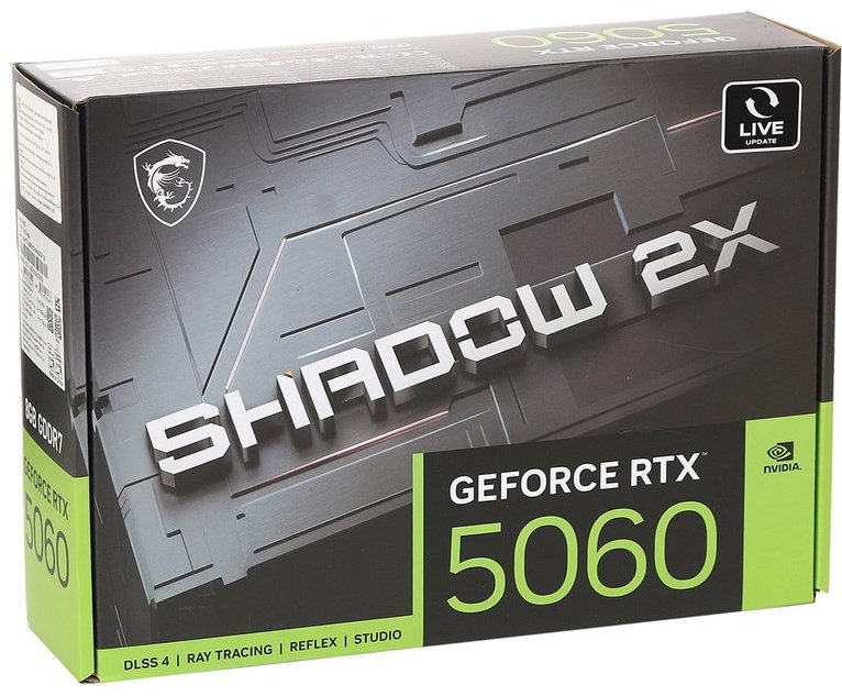 Видеокарта MSI RTX 5060 Shadow 2X 8 Гб купить,NaN