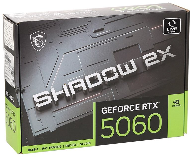 Видеокарта MSI RTX 5060 Shadow 2X 8 Гб купить,NaN