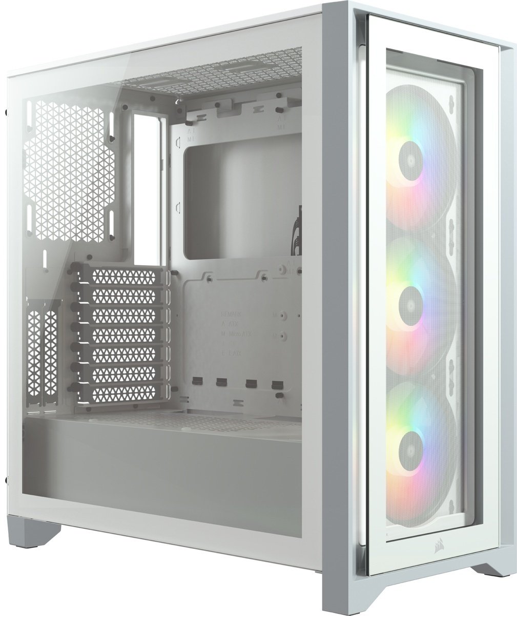 Корпус Corsair iCUE 4000X белый купить,70380