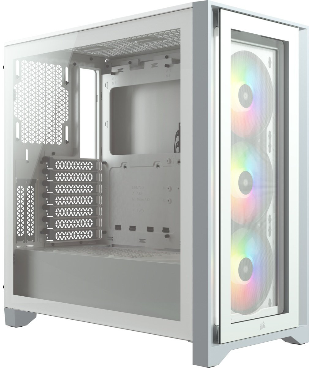 Корпус Corsair iCUE 4000X белый купить,70380