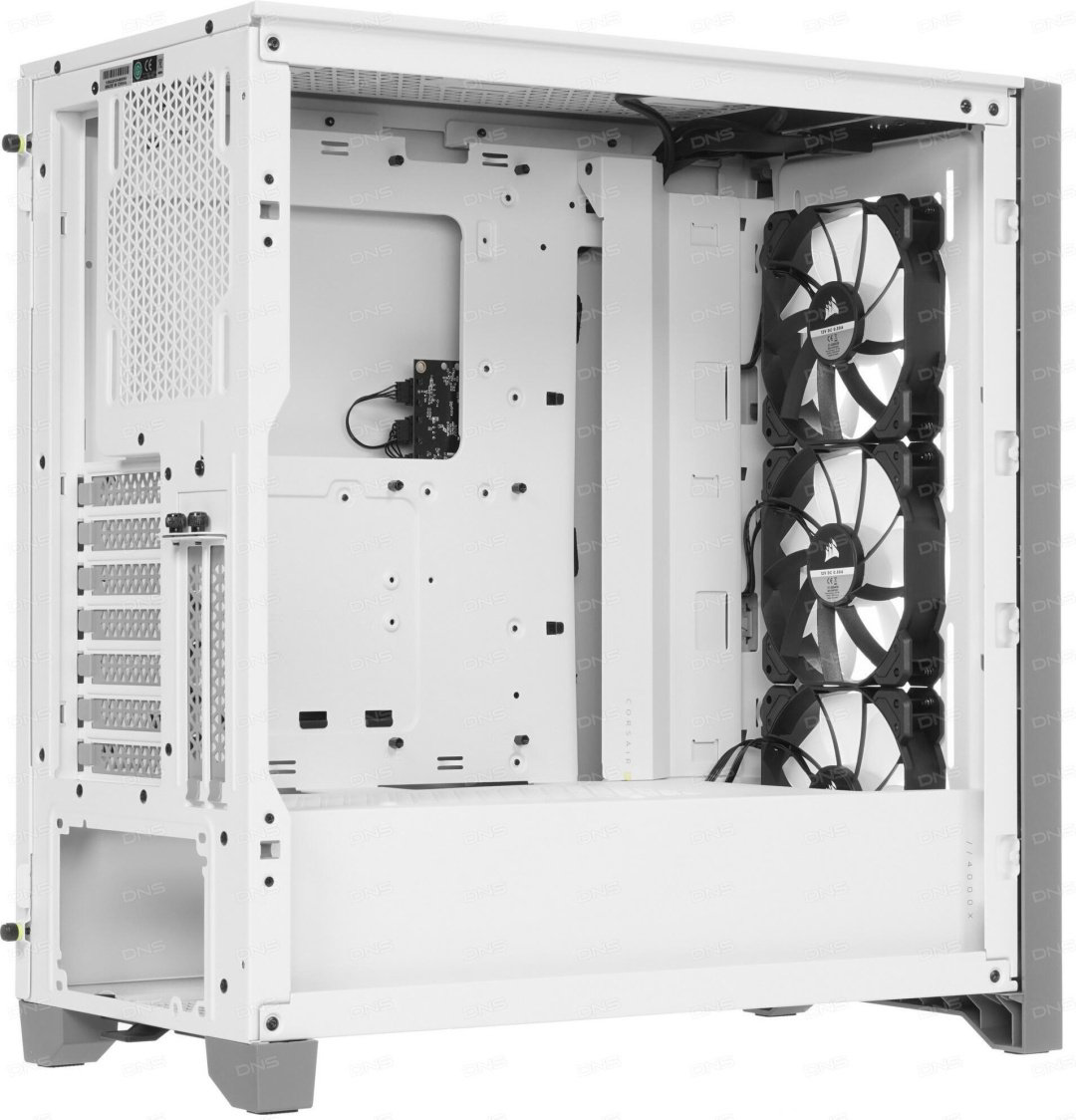 Корпус Corsair iCUE 4000X белый купить,70380