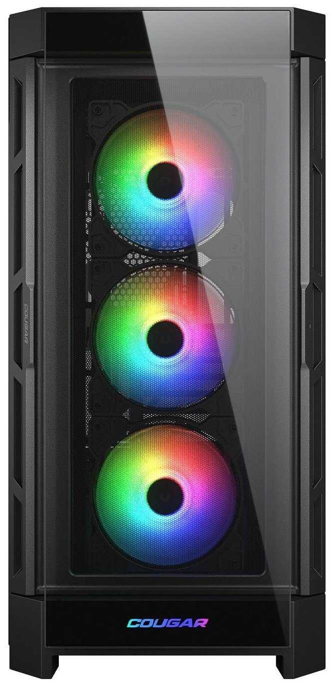 Корпус COUGAR Duoface Pro RGB CGR-5AD1B-RGB черный купить,NaN