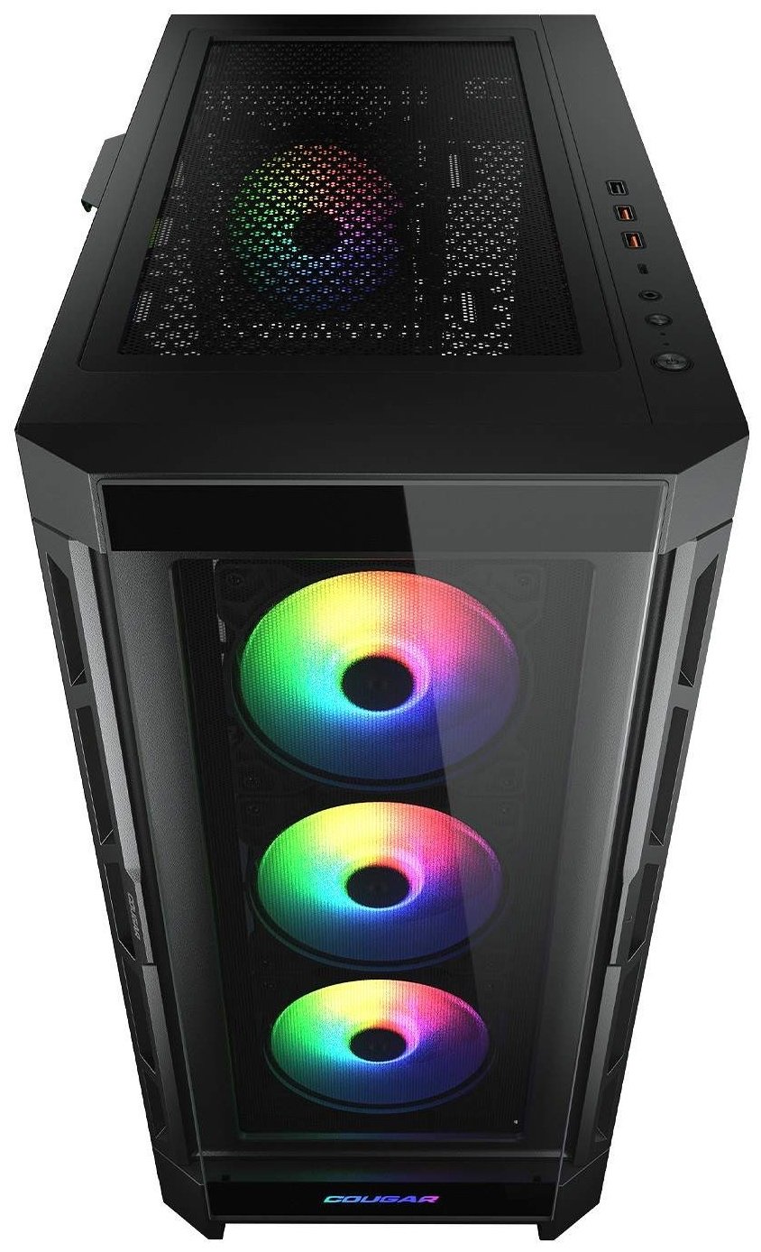 Корпус COUGAR Duoface Pro RGB CGR-5AD1B-RGB черный купить,NaN
