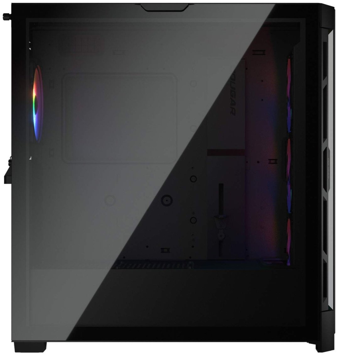 Корпус COUGAR Duoface Pro RGB CGR-5AD1B-RGB черный купить,NaN