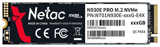 SSD Netac NT01N930E-256GB-E4X 256 Гб купить,33750