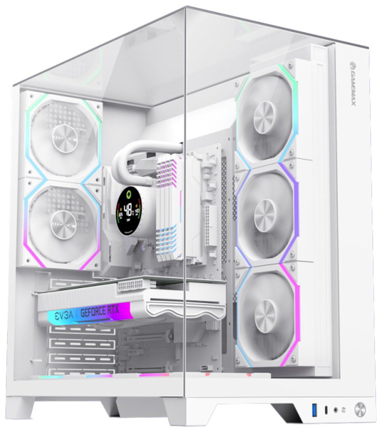 Корпус Game Max Infinity Pro WH White без Б/П белый купить,NaN