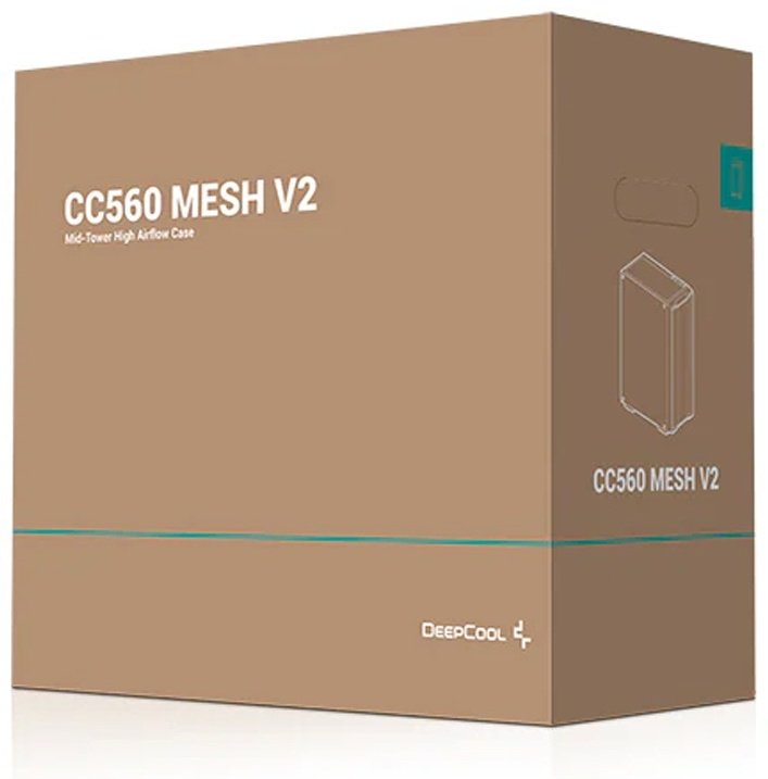 Корпус Deepcool CC560 Mesh V2 (R-CC560-BKAMA4-G-2) черный купить,36950