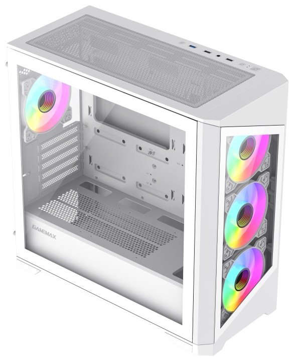 Корпус Game Max Destroyer TGW белый купить,NaN