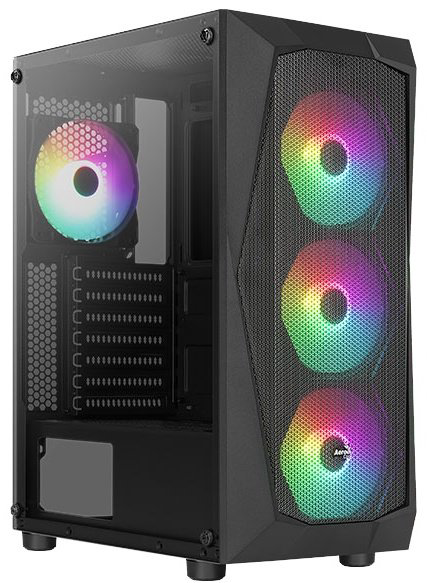 Корпус AeroCool Falcon Falcon-G-BK-v1 черный купить,NaN