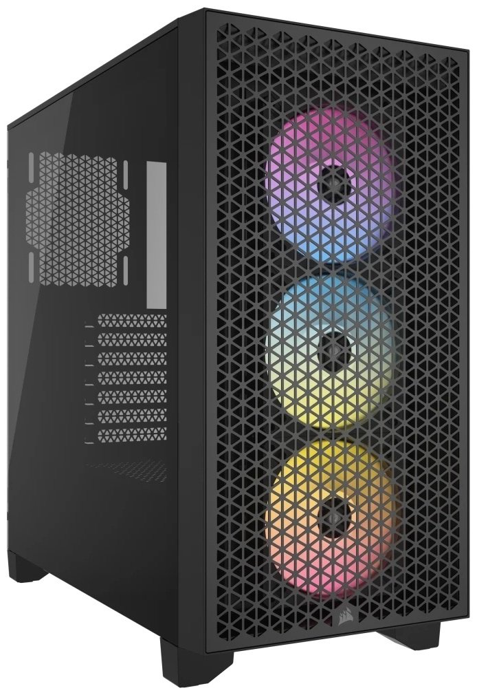 Корпус Corsair 3000D AIRFLOW RGB черный купить,66990