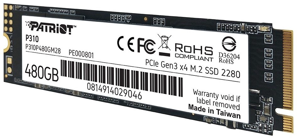 SSD Patriot P310P480GM28 480 ГБ купить,NaN