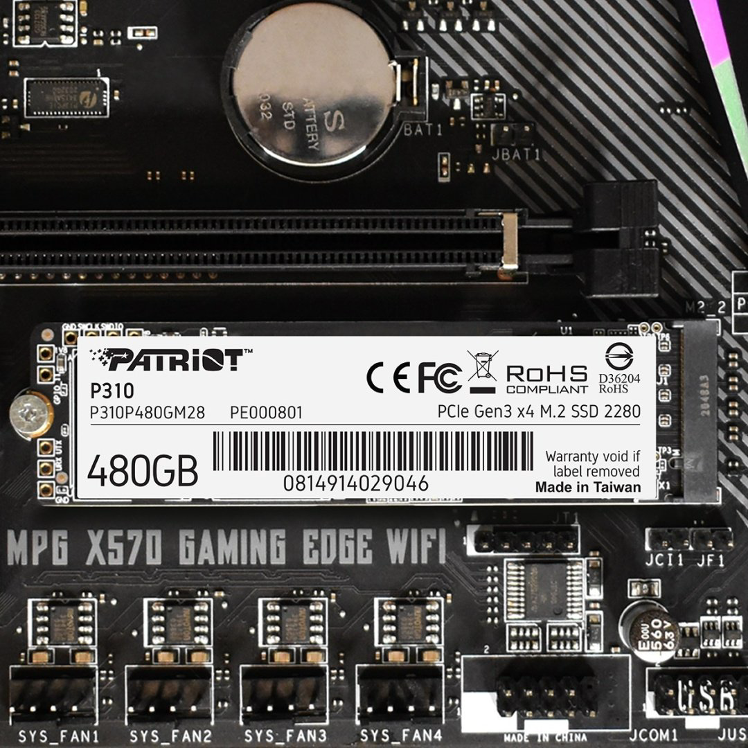 SSD Patriot P310P480GM28 480 ГБ купить,NaN