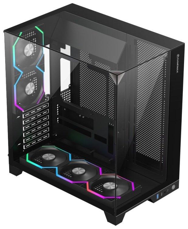 Корпус Game Max Infinity Pro BK Black без Б/П черный купить,NaN