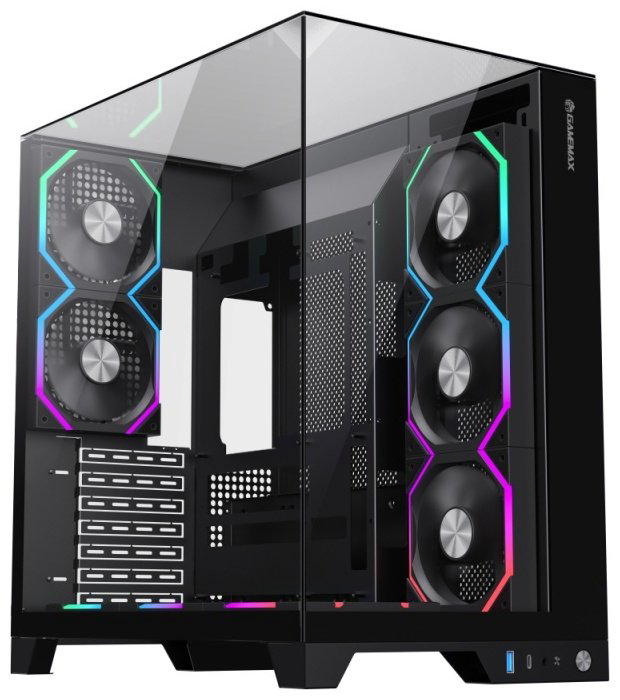 Корпус Game Max Infinity Pro BK Black без Б/П черный купить,NaN