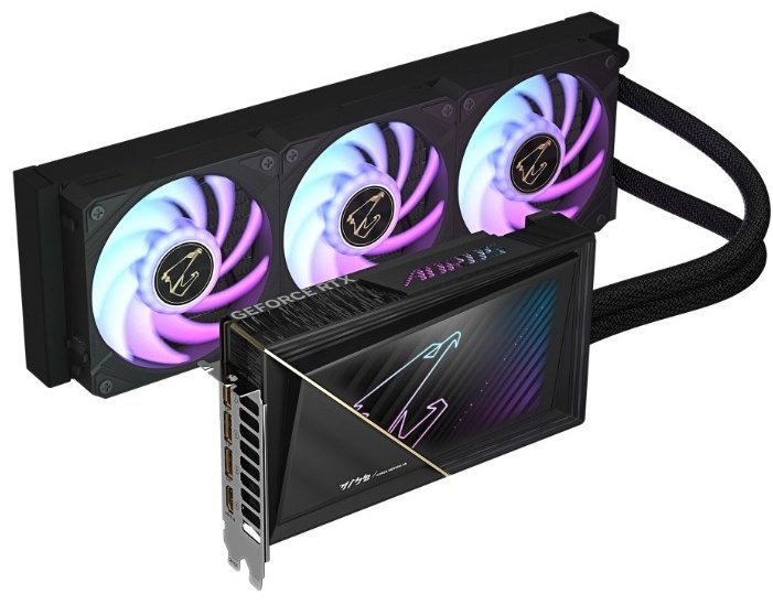 Видеокарта GIGABYTE RTX 5080 Xtreme Waterforce GV-N5080AORUSX W-16GD 16 Гб купить,NaN