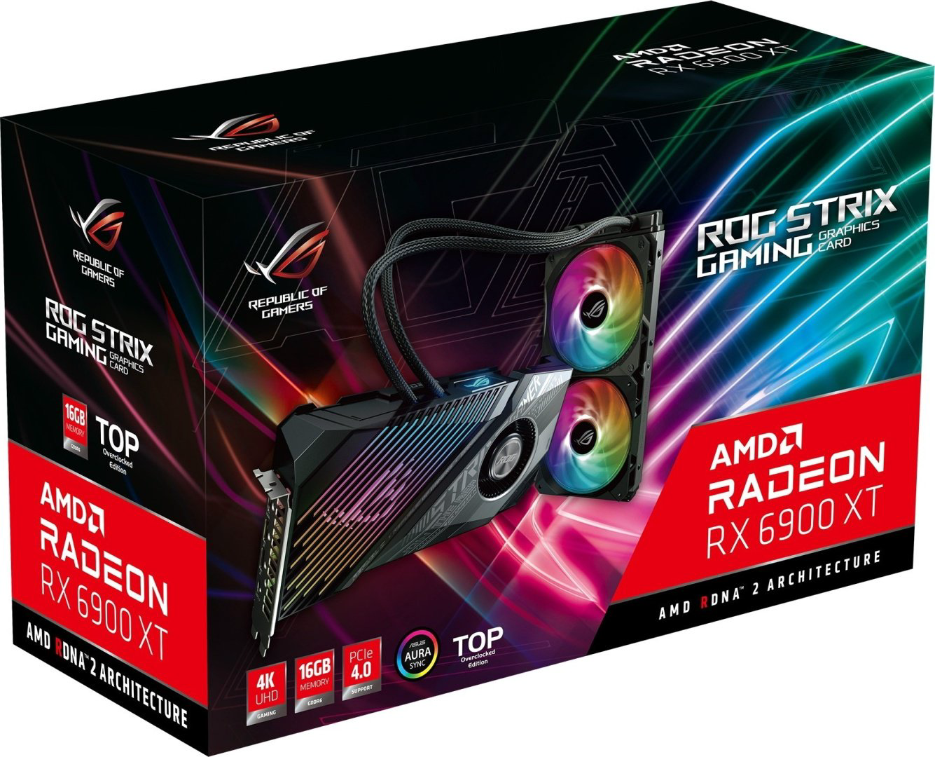 Видеокарта ASUS ROG-STRIX-LC-RX6900XT-T16G-GAMING 16 ГБ купить,NaN