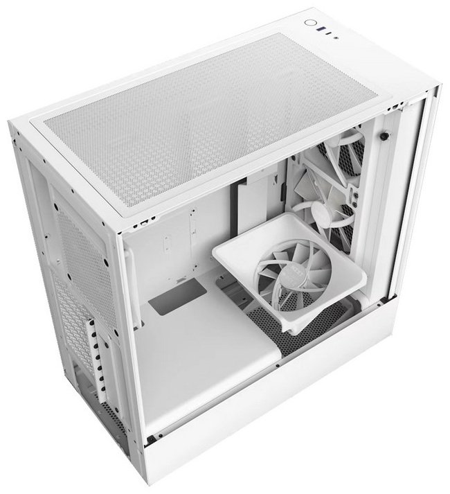 Корпус NZXT H5 Flow RGB CC-H51FW-R1 белый купить,NaN