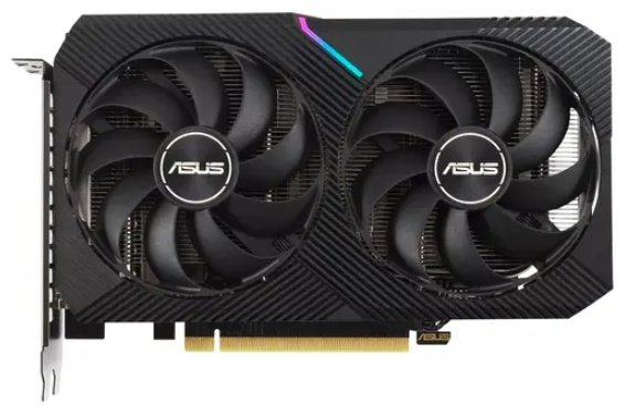 Видеокарта ASUS RTX 3050 DUAL-RTX3050-O8G 8 ГБ