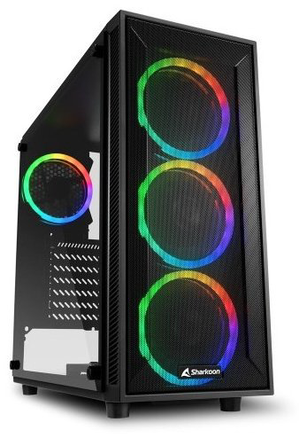Корпус Sharkoon TG4M RGB черный