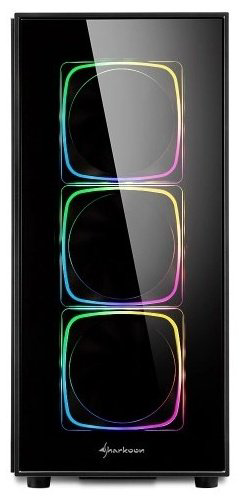 Корпус Sharkoon TG6 RGB черный купить,57280