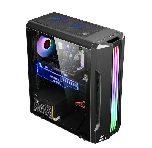 Корпус Wintek Flame D525-B TG черный