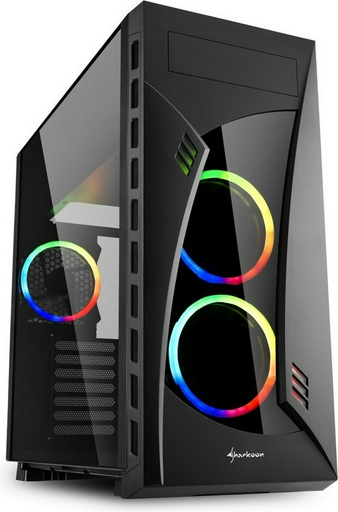 Корпус Sharkoon Night Shark RGB черный