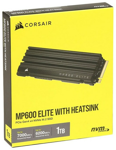 SSD Corsair MP600 Elite with Heatsink/CSSD-F1000GBMP600EHS 1000 Гб