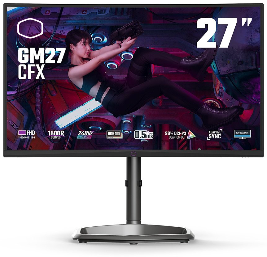 Монитор 27" Cooler Master CMI-GM27-CFX-EK черный купить,NaN