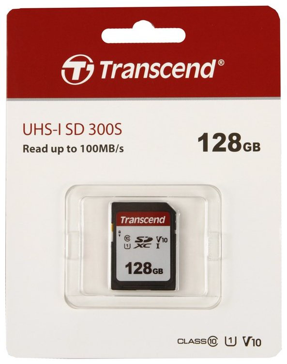 Карта памяти Transcend SDXC TS128GSDC300S 128 Гб